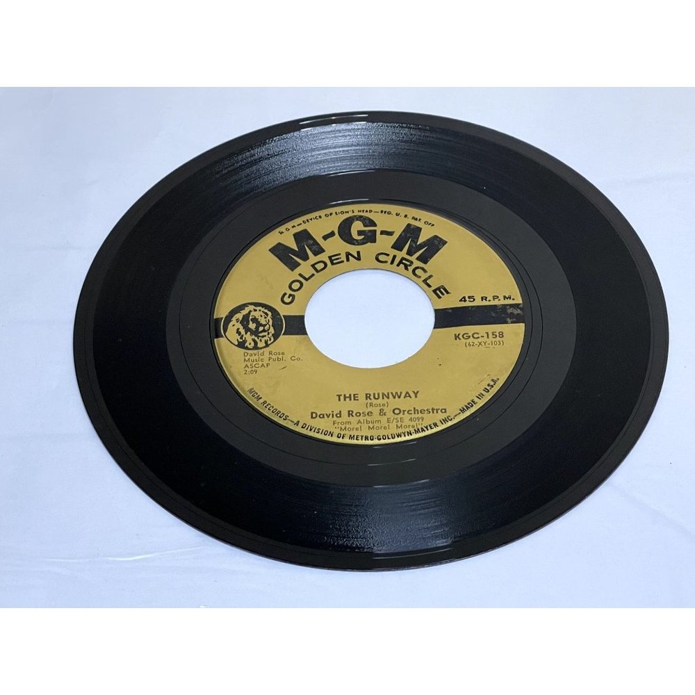 David Rose & Orchestra The Runway The Stripper KGC-158 Pop VG Condition Vinyl